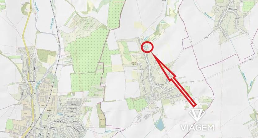 Prodej zahrady, Kostelec, 292 m2