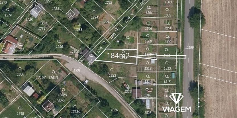 Prodej zahrady, Bořenovice, 184 m2