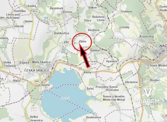 Prodej zahrady, Studnice, 1645 m2