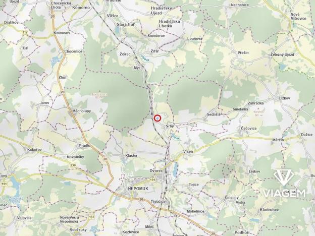 Prodej podílu pozemku pro bydlení, Srby, 4094 m2