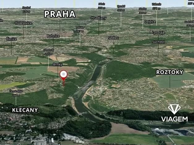 Prodej zahrady, Zdiby, 538 m2