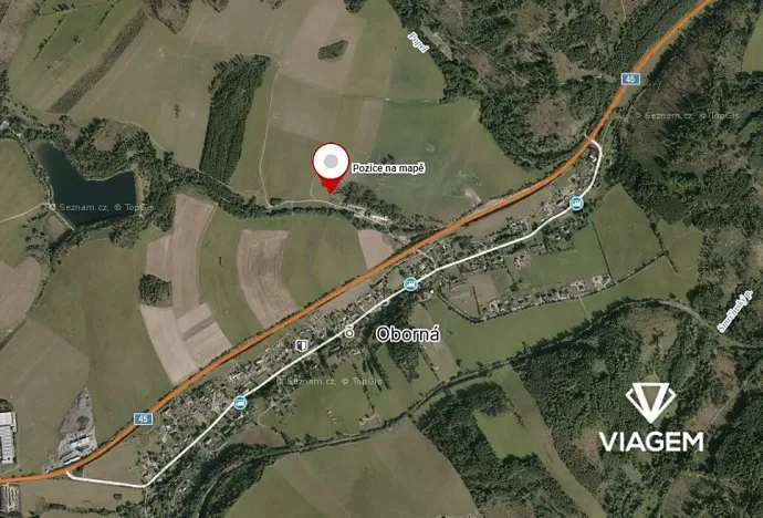 Prodej podílu lesa, Oborná, 1319 m2