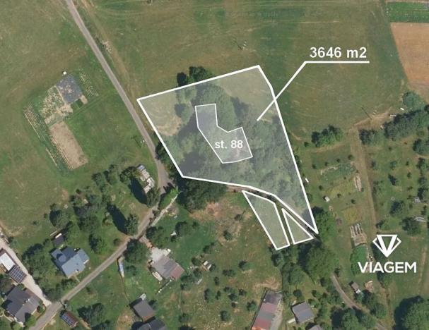 Prodej podílu pozemku pro bydlení, Roztoky u Semil, 1823 m2