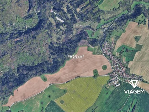 Prodej pole, Vilémovice, 906 m2