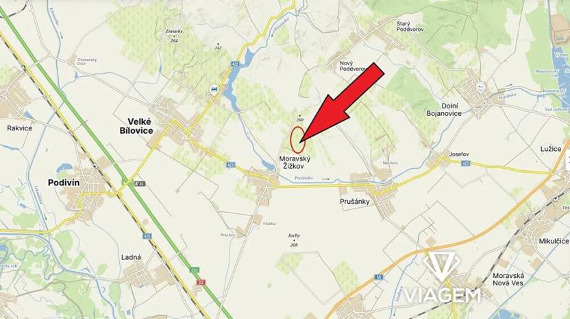 Prodej podílu pole, Moravský Žižkov, 1427 m2