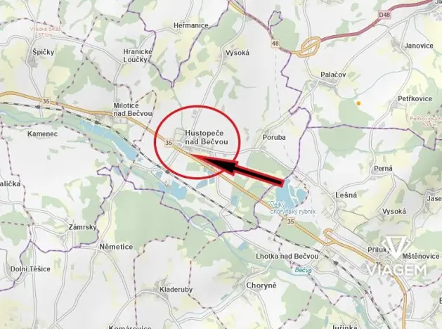 Prodej zahrady, Hustopeče nad Bečvou, 783 m2