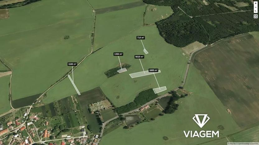 Prodej podílu pole, Hostim, 1197 m2