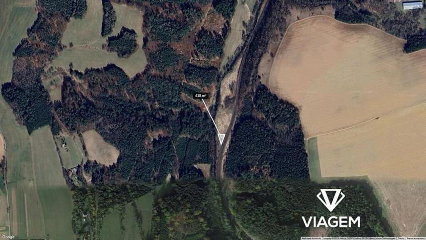 Prodej pole, Těchonín, 418 m2