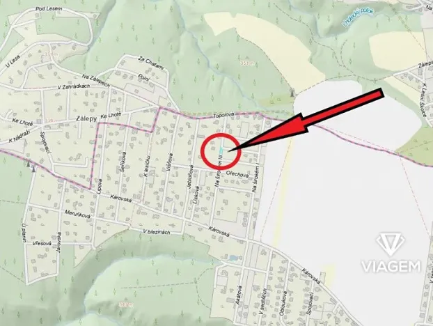 Prodej pole, Ohrobec, 100 m2