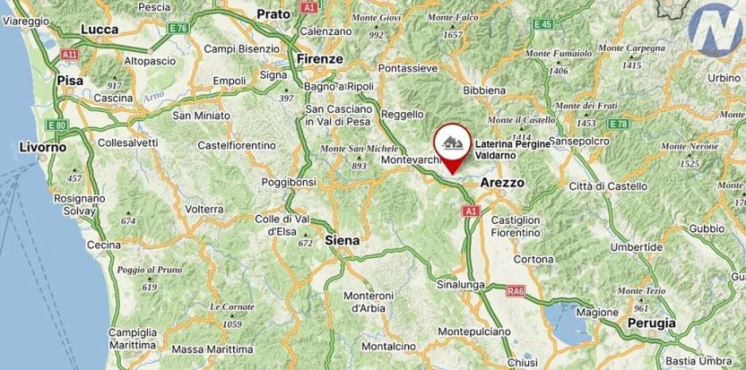 Prodej rodinného domu, San Giovanni Valdarno, Itálie, 75 m2