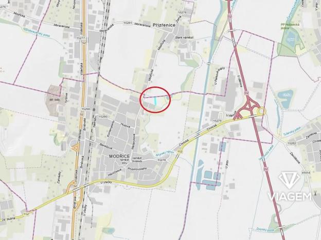 Prodej pole, Modřice, 2258 m2