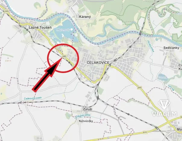 Prodej podílu pozemku, Čelákovice, 604 m2
