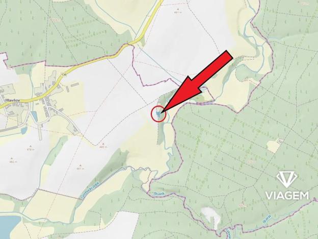 Prodej podílu pole, Budislav, 405 m2