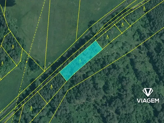 Prodej podílu lesa, Třeboň, 664 m2