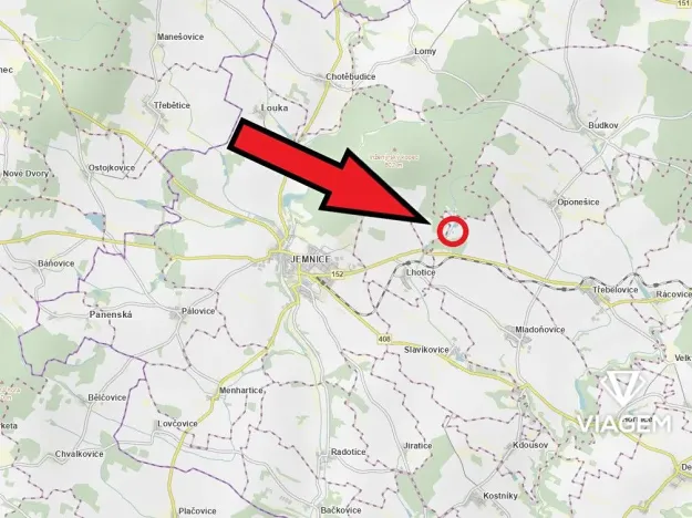 Prodej zahrady, Mladoňovice, 259 m2