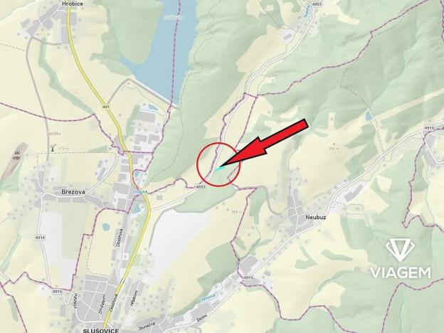 Prodej podílu lesa, Slušovice, 847 m2