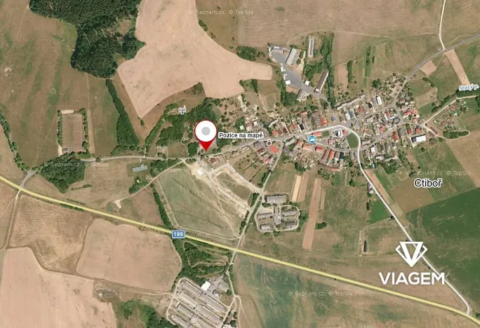 Prodej zahrady, Ctiboř, 498 m2