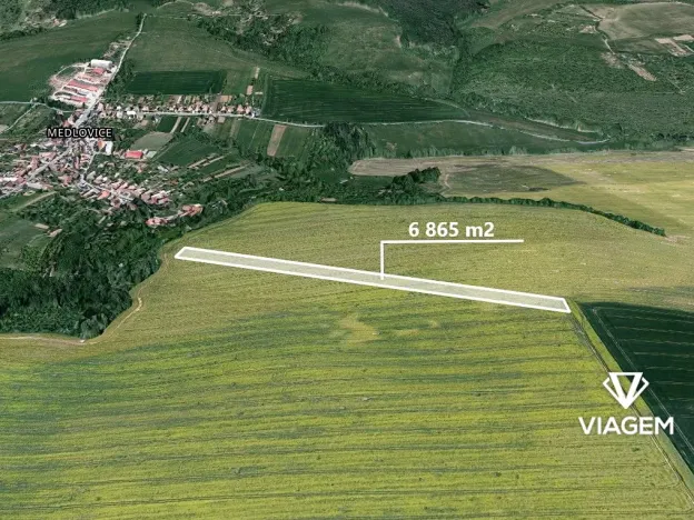 Prodej podílu pole, Medlovice, 1716 m2