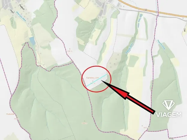 Prodej pole, Podolí, 3478 m2