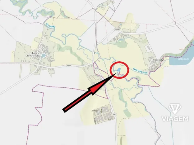 Prodej podílu lesa, Chroustovice, 527 m2