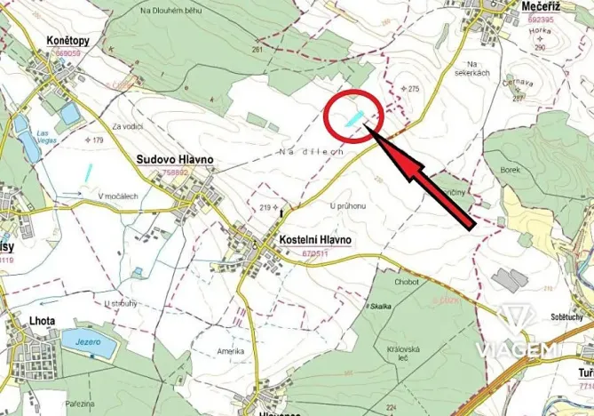 Prodej podílu pole, Sudovo Hlavno, 8173 m2