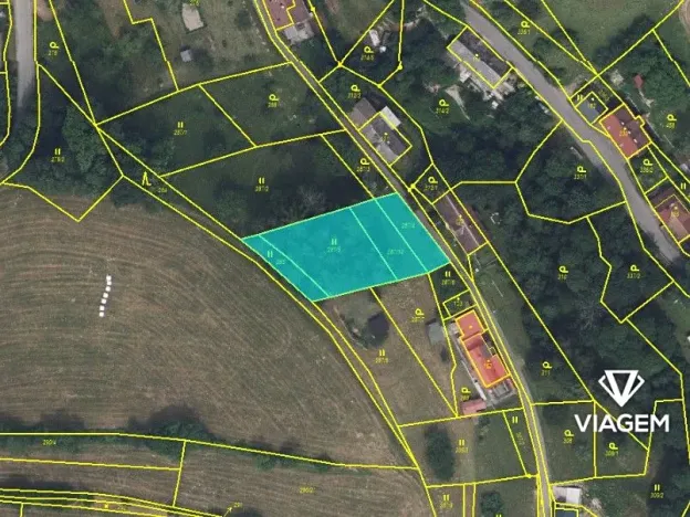 Prodej zahrady, Mistrovice, 1345 m2