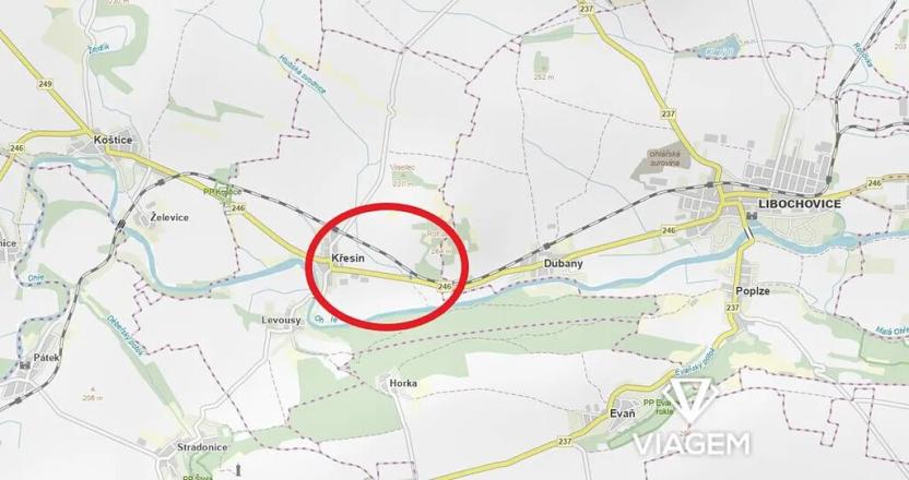 Prodej podílu pole, Křesín, 433 m2