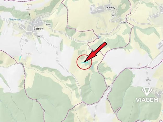 Prodej podílu pole, Částkov, 1613 m2