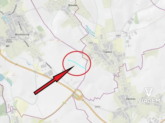 Prodej podílu pole, Buchlovice, 2054 m2