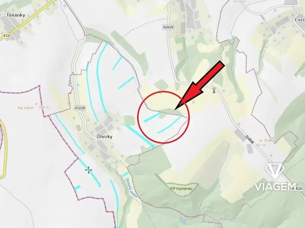 Prodej podílu pole, Zdounky, 822 m2