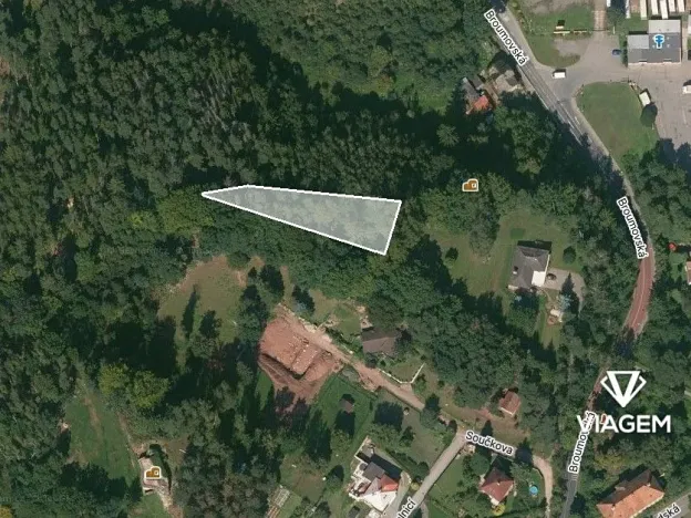 Prodej podílu lesa, Náchod, 776 m2