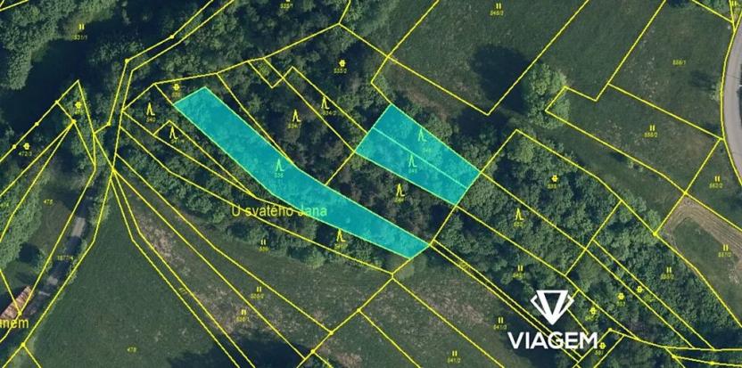 Prodej podílu zahrady, Železný Brod, 2554 m2