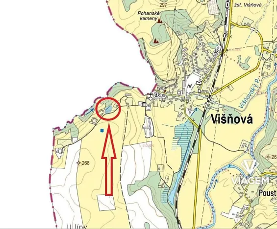 Prodej podílu pozemku pro bydlení, Višňová, 961 m2