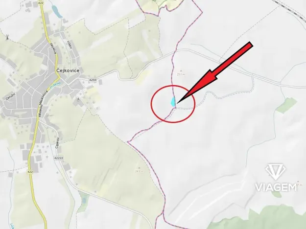 Prodej podílu pole, Čejkovice, 1675 m2