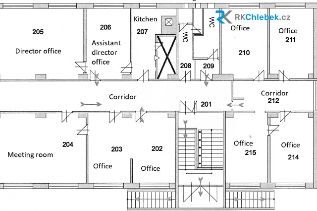 Pronájem kanceláře, Frýdek-Místek, Svazarmovská, 260 m2