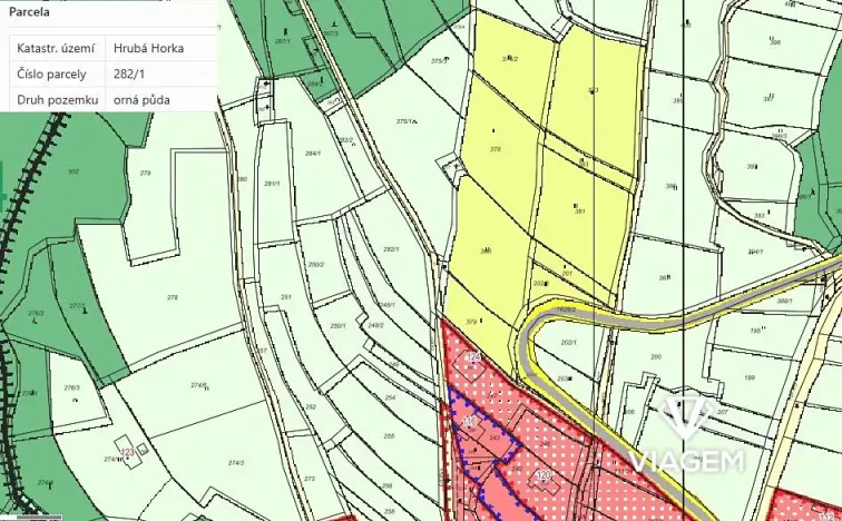 Prodej podílu zahrady, Železný Brod, 545 m2