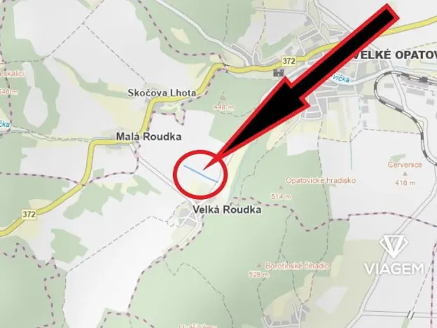 Prodej podílu pole, Malá Roudka, 1535 m2