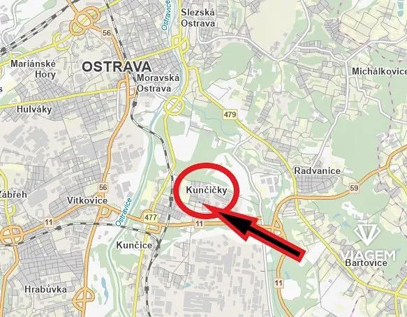 Prodej podílu zahrady, Ostrava, 288 m2