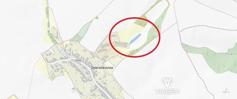 Prodej podílu pole, Dobročkovice, 1195 m2