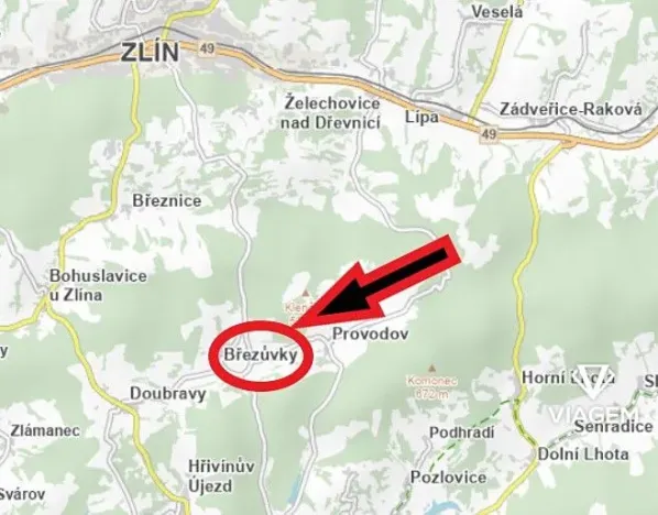 Prodej pole, Březůvky, 1370 m2
