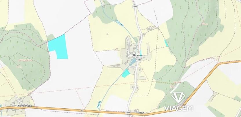 Prodej podílu pozemku pro bydlení, Buková, 217 m2