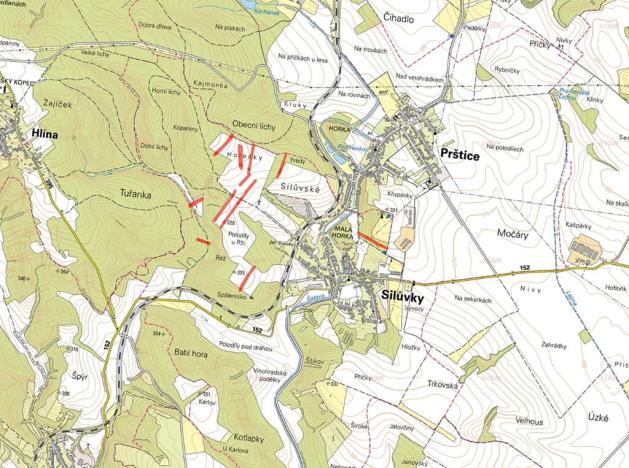 Prodej pole, Silůvky, 21545 m2