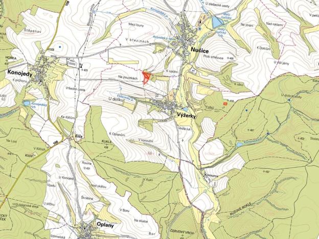 Prodej pole, Výžerky, 14369 m2