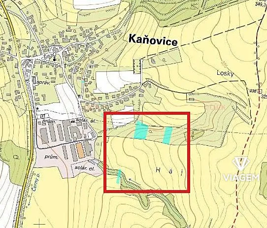 Prodej podílu pole, Kaňovice, 724 m2