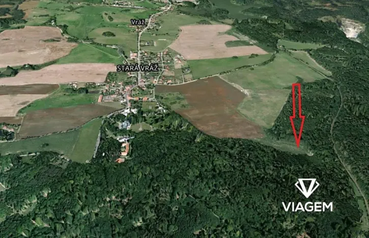 Prodej podílu lesa, Vráž, 3564 m2