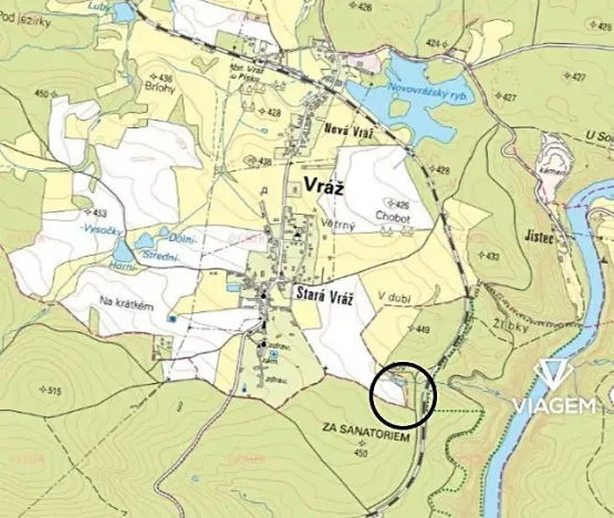 Prodej podílu lesa, Vráž, 3564 m2