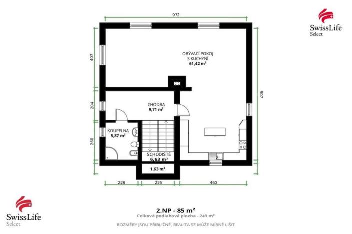 Prodej rodinného domu, Pyšely, Spojovací, 249 m2