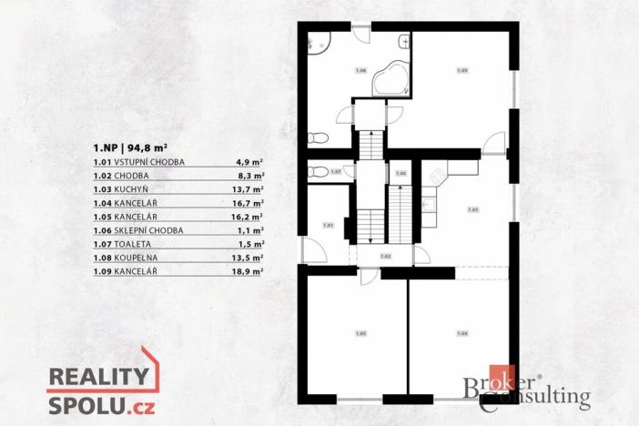Prodej vily, Praha - Modřany, Pancířova, 287 m2
