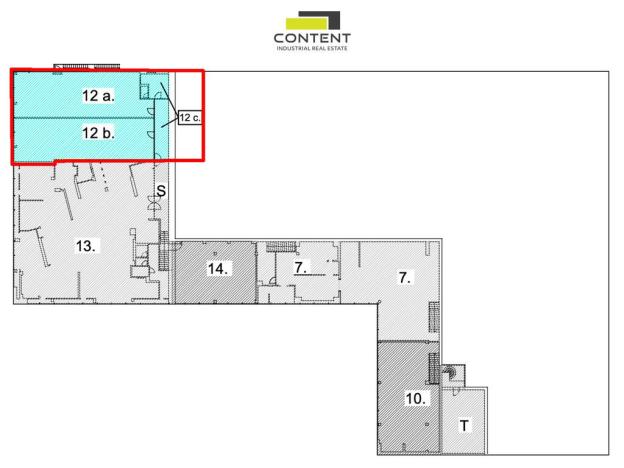 Pronájem skladu, Čestlice, Průhonická, 268 m2