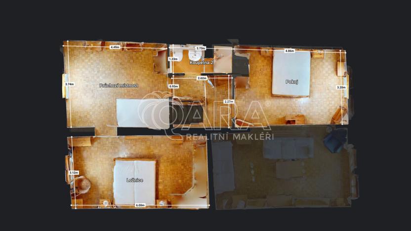 Pronájem bytu 3+kk, Praha, Kateřinská, 120 m2